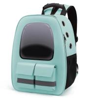 Mochila portátil para gatos, bolsa de salida para mascotas con tiras reflectantes, cápsula espacial, suministros para gatos - details 4