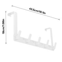 Gancho de pared de aluminio de Metal con brazos extendidos para el hogar, cocina y dormitorio, detrás de la puerta - details 6