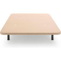 Cama de Metal Tapizada 3D Reforzada Estructura Extra Firme con Barras de Refuerzo Internas y 6 Patas Metálicas Roscadas de 26 cms Tamaño 150x190 cm Negro - details 12