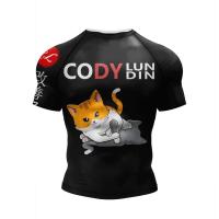 MMA Rashguard brasileño Jiu-jitsu alta elasticidad 3D impreso de talla grande para hombre Camiseta deportes de combate de secado rápido transpirable - details 4