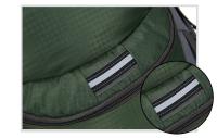 Bolsa de viaje para montañismo al aire libre, diseño reflectante nocturno, nailon, impermeable, resistente al desgaste - details 23