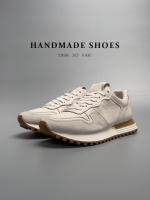 Zapatos blancos de suela gruesa de piel de vaca de primera capa de cuero genuino de alta gama - details 2