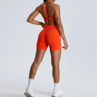 Pantalones cortos de Yoga para mujer, Shorts deportivos de cintura alta, secado rápido, transpirables, adelgazantes, novedad - details 13