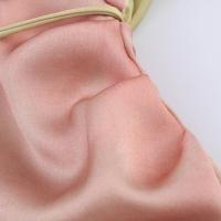 BUNO- 2025 Mujer moda seda textura Midi vestido Casual ajustado manga corta cuello pico Midi Vestidos largos Mujer - details 10
