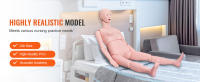 SucceBuy Maniquí de entrenamiento de enfermería de tamaño real para mujer, modelo educativo multifuncional, maniquí anatómico de PVC para simulación de cuidado del cuerpo humano y suministros de enseñanza - details 0