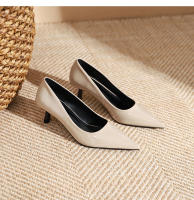 Zapatos de tacón de aguja puntiagudos de charol versátiles clásicos - details 38