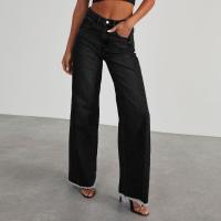 Pantalones vaqueros de cintura alta para mujer moda coreana Haruku Cowboy calidad R pantalones - details 10