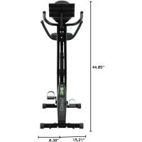 Estática Plegable con Volante de Inercia X-Bike, Sistema Silence Fit, Con y Sin Respaldo, Manillar y Sillín Regulable, Pulso, Pantalla LCD, Soporte para dispositivos, Ruedas - details 59