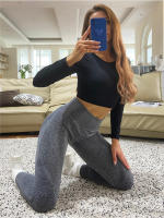 Mallas sin costuras para mujer, pantalones deportivos de fitness, cintura alta, levantamiento de cadera, vientre, secado rápido, yoga - details 0