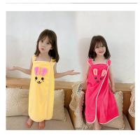 Albornoz para niños, Toalla de baño, falda de ducha súper suave envuelta, adecuado para niñas de 3 a 15 años - details 3