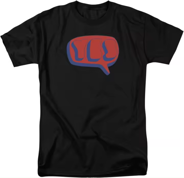 Camiseta de manga corta para hombre, color negro, Yes - 1