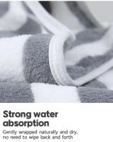 Nueva casa suave para hombres y mujeres, toallas de baño cómodas de algodón grueso absorbentes de secado rápido para ducha - details 4