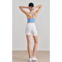Sujetador deportivo con espalda de carreras para mujer, Top de chándal de gimnasio de Yoga grueso de alto impacto - details 27