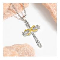 Collares Clavícula con Colgante del Símbolo del Infinito, Collares de Cruz Eterna Retro y Personalizados con Aire Euroamericano, Joyas de Moda Nuevas - details 6