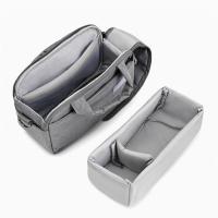Bolsa con inserciones para cámara Oxford, organizador de fotografía con inserción súper gruesa a prueba de caídas, bolsa para cámara impermeable portátil negra - details 2
