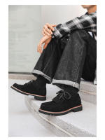 Nuevos zapatos de cuero casuales anti-terciopelo que aumentan los zapatos bajos - details 2