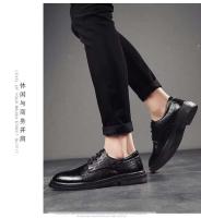 Nuevo británico de gama alta de otoño e invierno, zapatos de cuero formales de versión coreana puntiagudos para hombres - details 6