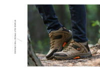 Nueva llegada zapatos de senderismo para hombre, Botas de senderismo al aire libre, zapatos de Trekking, calzado de escalada de montaña, cómodas zapatillas de senderismo - details 10