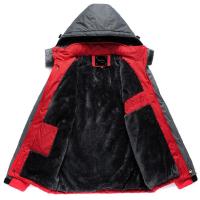 Chaquetas cálidas con capucha para hombre, abrigos casuales a prueba de viento para exteriores, Invierno - details 2