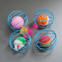 Juguete de peluche para gato y ratón, jaula para mascotas, pelota de ratón, campana para gato, juguete relleno - details 1