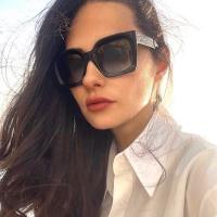 Toyear-gafas de sol cuadradas Vintage para hombre y mujer, lentes de sol de diseñador de marca de lujo, gafas de gran tamaño, UV400 - details 4