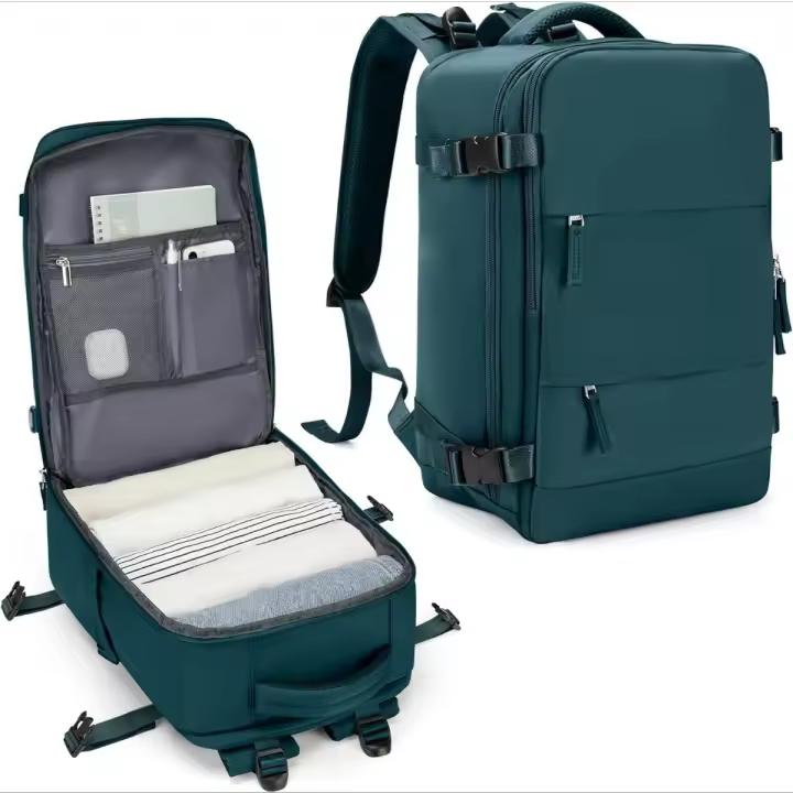 Mochila de cabina de avión Ryanair para hombres y mujeres, equipo de mano, 40x20x25cm, 14 pulgadas - 1