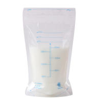 30/60/90 piezas/bolsa de leche 200ml congelador bolsas de leche de bebé de almacenamiento de alimentos bolsa de almacenamiento libre de BPA bebé alimentación bolsas de alimentación - details 2