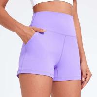 Pantalones cortos deportivos informales para Yoga, cintura alta, gimnasio, ejercicio, correr, tenis, Fiess - details 0