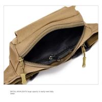 Bolsa de tela Oxford para ciclismo, bolso de cintura portátil, resistente al desgaste, impermeable, cinturón de hombro - details 11