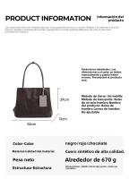 Bolso de mano de cuero suave, nuevo bolso de hombro de gran capacidad para estudiantes universitarios que viajan, bolso de nicho con textura. - details 5