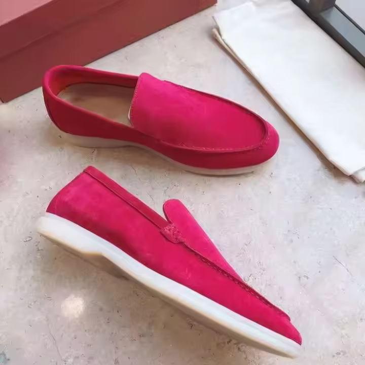 Zapatos de yate Loarf de vestir de negocios formales de moda nuevos suaves de cuero sintético cómodos para hombres - 1