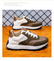 Zapatos Forrest Gump Cuero con Bloques de Color, Zapatos de Papá, Suelas de Plataforma Modernas para Hombre, Zapatos Que se Desván, Zapatos Deportivos Casuales Transpirables - details 18