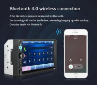 Radio para Vehículos HD 2 DIN de 7 Pulgadas Android, Bluetooth, Pantalla Táctil, Cámara de Marcha Trasera, Estéreo AM/FM para Acura/Cadillac/Chevrolet/Ford - details 4