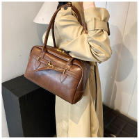 Bolso "Hombro de Mujer 2025" |   Retro grande |   Almohada estilo Boston. |   Bolso de hombro elegante para oficina y vida. |    "De mujer | | | | - details 3