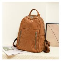 Mochila para mujer, nuevo estilo, ligera, de gran capacidad, sencilla, de PU, mochila versátil y de moda para mujer. - details 5