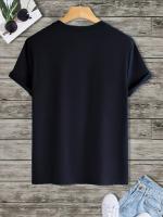 Camiseta de Algodón Casual para Hombres Impresión Gráfica de Logos de Soja - details 12