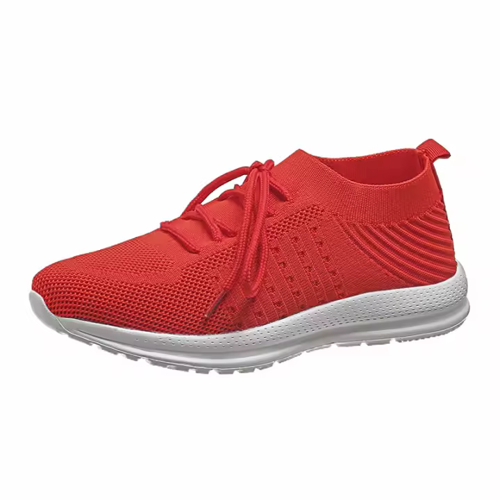 Zapatos deportivos de moda para mujer, zapatos deportivos tejidos voladores. - 1