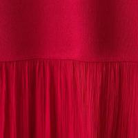 OUWU- Vestido de vacaciones sin espalda con cuello en V y manga larga de punto a rayas de arco iris para mujer, elegantes vestidos de calle de verano - details 3