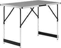 Mesa Plegable de Aluminio y Acero Ideal para Acampar, Cenar al Aire Libre, Jardín, Balcón, Fiesta de Familia, Barbacoa Muebles y Organización - details 9