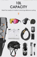 WEST BIKING-bolsa para SILLÍN de bicicleta, resistente al agua, 10L, plegable, para herramientas, para ciclismo de montaña o de carretera, 100% - details 7