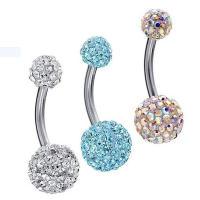 Pendientes de moda para mujer, Piercing de cartílago, Shellhard Barbell, piedra de circón, cristal, Piercing de oreja, Tragus, joyería corporal, 1Pc - details 3