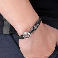 Nuevo cuero vintage lujoso hecho a mano de Guerrero Sparta, pulseras de mujer, joyas, regalos exquisitos, pulseras de hombre - details 33