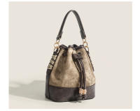 Bolsos para mujer 2023, nuevo estilo, bolso de cubo retro pintado al óleo de alta gama, popular este año, bolso de mensajero de un solo hombro para viajes diarios - details 10