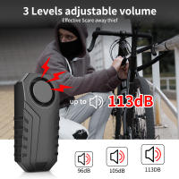 Alarma de Seguridad para Motocicleta y Bicicleta con Control Remoto Eléctrico Antiv vibración 113dB Impermeable Sonido de Vibración - details 1