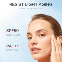 LAIKOU crema hidratante con protección solar, crema hidratante de flores japonesas, cuidado de la piel, cuidado de la piel facial para mujer - details 12
