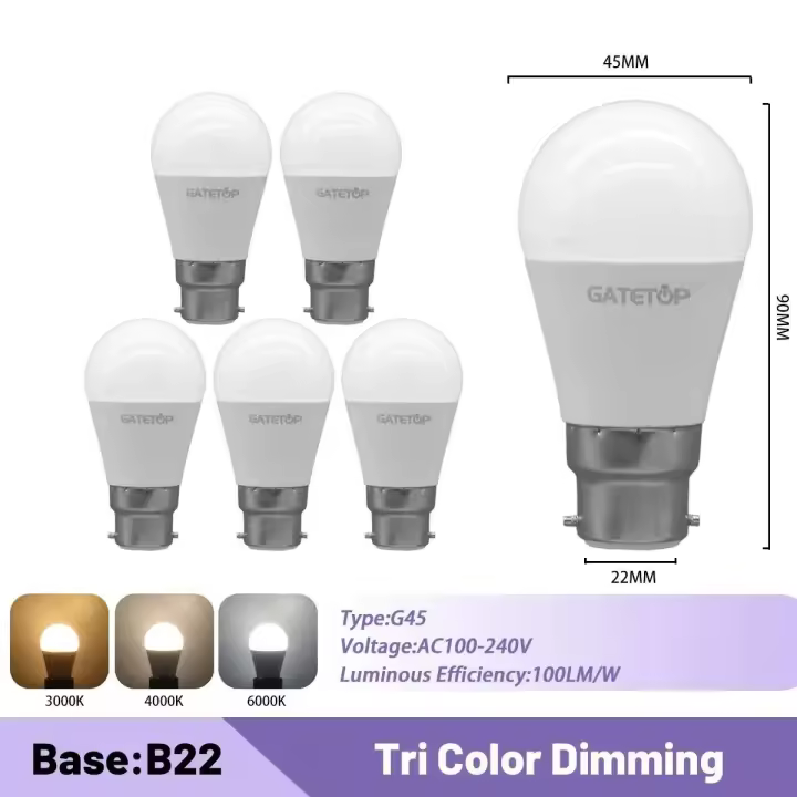 Luz CCT LED de Color Cambiante 6pcs LED de 3000K 4000K 6000K E27 B22 E14 GU10 GU5.3 - 1