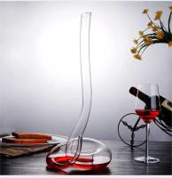 Botella de vino creativa de vidrio transparente serpentina, hervidor de agua, hotel, bar, hogar, cocina, artículos decorativos, 1,1 L, 2 L - details 4
