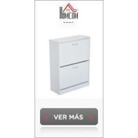 Zapatero Mueble Armario 83x30x90cm 2 Puerta Estanteria Zapatos 4 Baldas Interior y 4 Baldas Exterior - details 6
