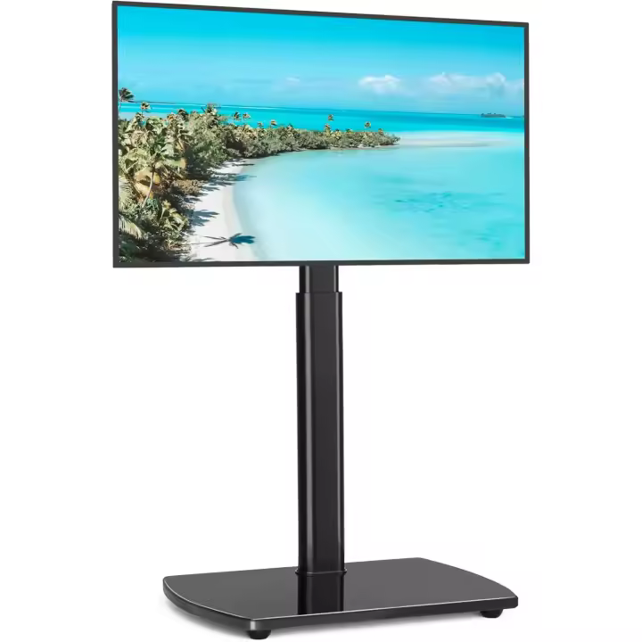 Soporte de TV de pie para televisores de 26, 32, 42, 43, 49, 50, 55, 60 y 65 pulgadas con rotación y altura ajustable, MAX VESA 400x400mm, 35KG - 1