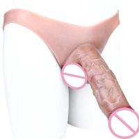 Leten FAAK-pantalones de silicona con funda realista, ropa interior con consolador hueco, arnés, Juguetes sexuales para hombres - details 16